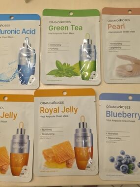 9 pcs set--Ampoule Sheet Mask